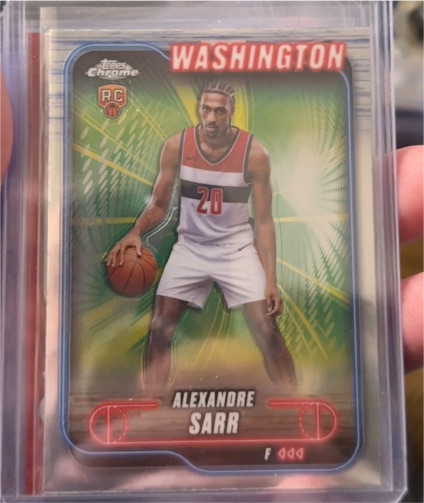 2024-25 Topps Chrome #136 Alexandre Sarr — front