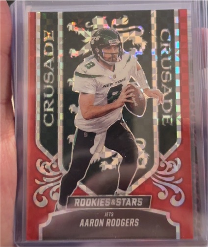 2023 Panini Rookies & Stars Crusade #CR-18 Aaron Rodgers — front