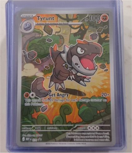 Pokémon Tyrunt 070 Perfect Order Black Star Promo — front