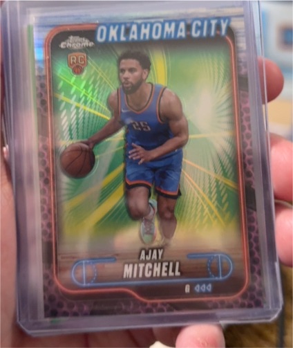 2024-25 Topps Chrome #132 Ajay Mitchell — front