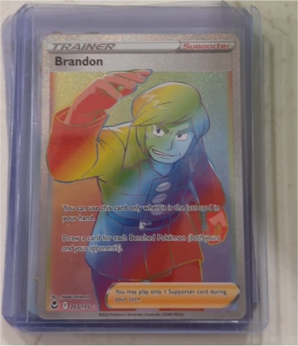 2022 Pokémon Sword & Shield Silver Tempest #203 Brandon — front