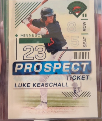 2024 Panini Prospect Edition #197 Luke Keaschall Prospect Ticket — front