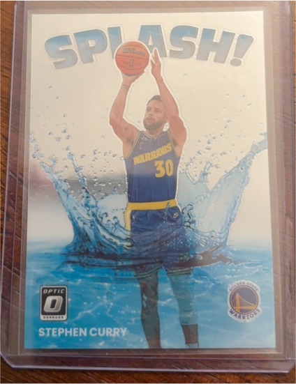 2022-23 Panini Donruss Optic #10 Stephen Curry Splash! — front