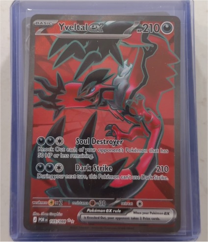 2016 Pokémon Perfect Order #105 Yveltal EX — front