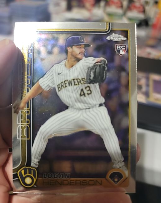 2025 Topps Chrome Update #USC65 Logan Henderson — front