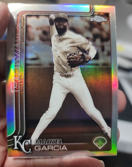 2025 Topps Chrome Update Series #USC70 Maikel Garcia — front