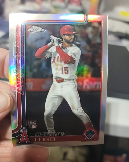 2025 Topps Chrome Update #USC166 Matthew Lugo — front