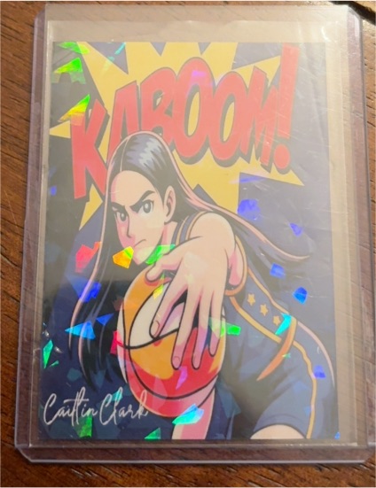 2024 Panini Instant WNBA Kaboom! #1 Caitlin Clark Rookie — front