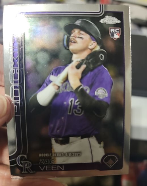 2025 Topps Chrome Update #USC186 Zac Veen — front