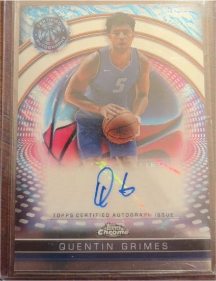 2024-25 Topps Chrome Certified Autographs #TCAI-QG Quentin Grimes — front