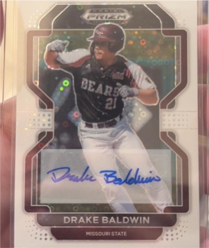2022 Panini Prizm Draft Picks #PDP96 Drake Baldwin — front