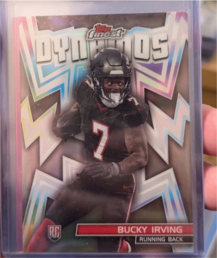 2024 Topps Finest Dynamos #DYN-6 Bucky Irving — front