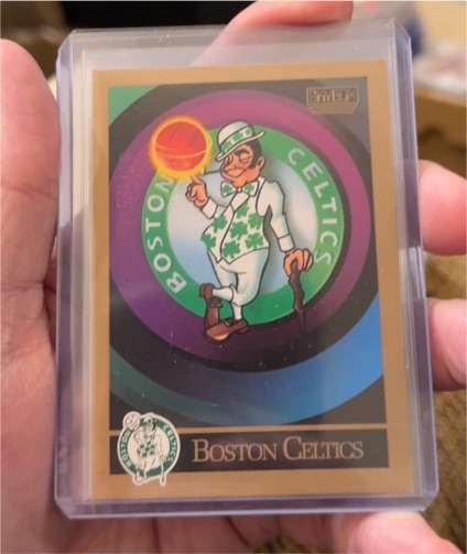 1990 SkyBox #329 Boston Celtics Team Logo — front