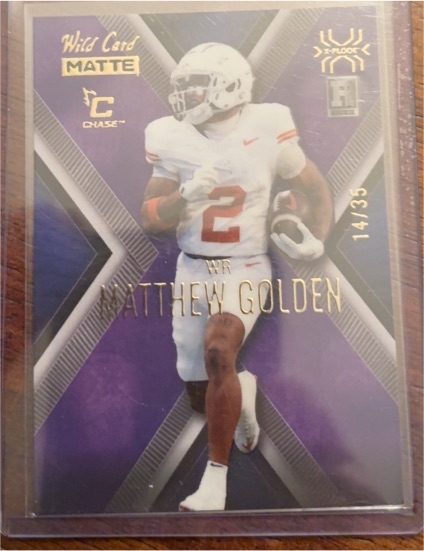 2025 Wild Card Matte X-Plode #MXP-MG Matthew Golden — front