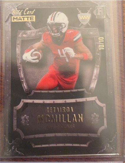2025 Wild Card Matte Weekend Warrior #WW-TM Tetairoa McMillan — front