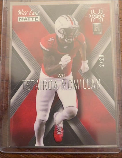 2025 Wild Card Matte X-PLODE #MXP-TM Tetairoa McMillan — front