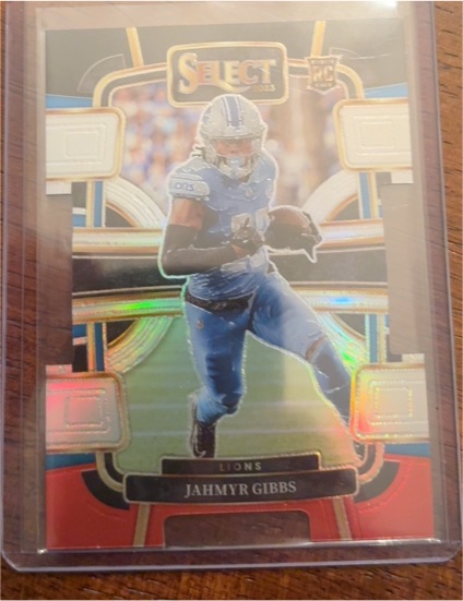 2023 Panini Select #34 Jahmyr Gibbs — front