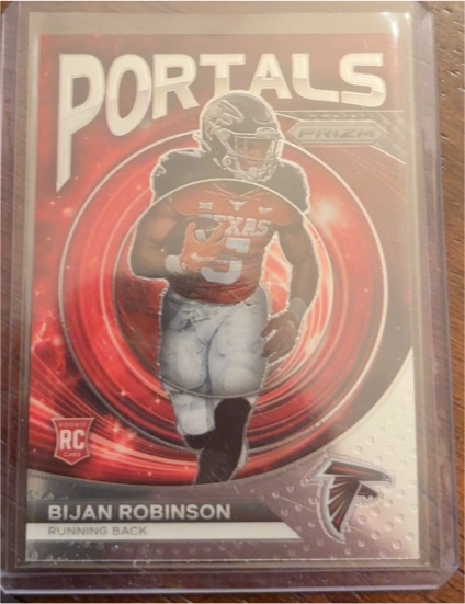 2023 Panini Prizm Portals #PO-8 Bijan Robinson — front