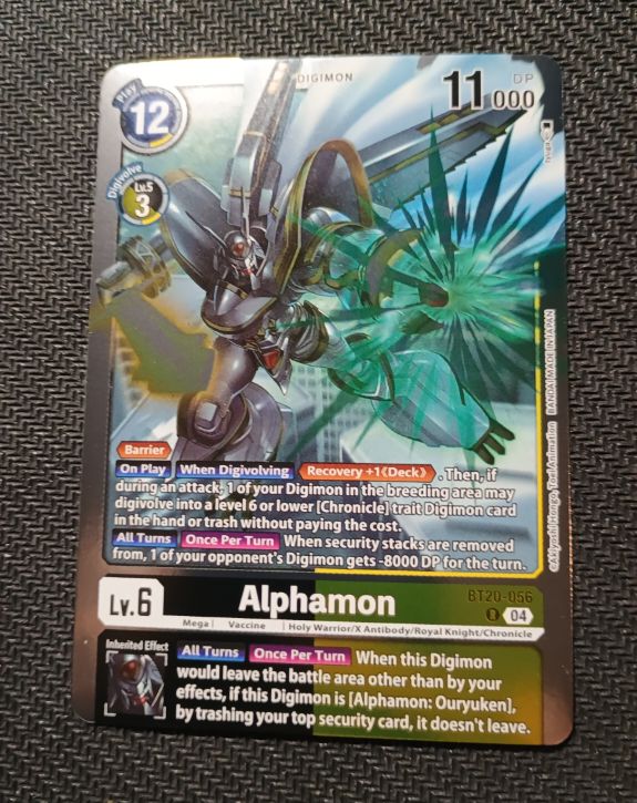 Digimon TCG BT20-056 Alphamon — front