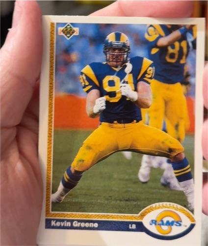 1991 Upper Deck #162 Kevin Greene — front