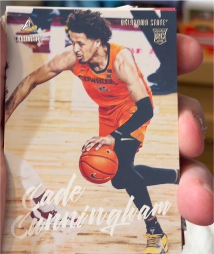 2021-22 Panini Chronicles Draft Picks Luminance #76 Cade Cunningham — front