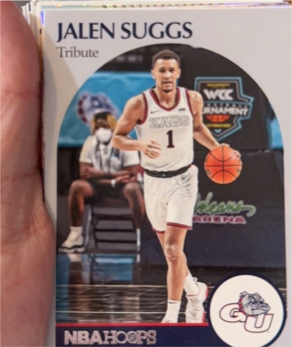 2021 Panini Chronicles NBA Hoops Tribute #53 Jalen Suggs — front
