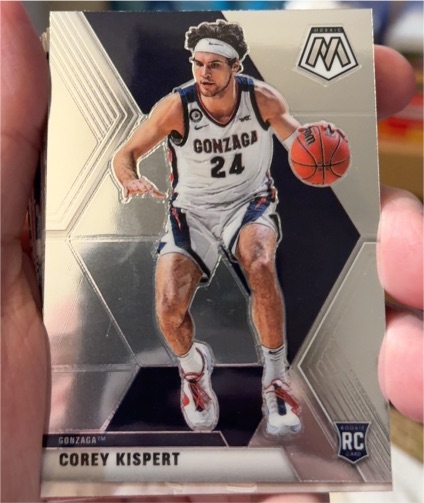 2021 Panini Chronicles Draft Picks Mosaic #258 Corey Kispert — front