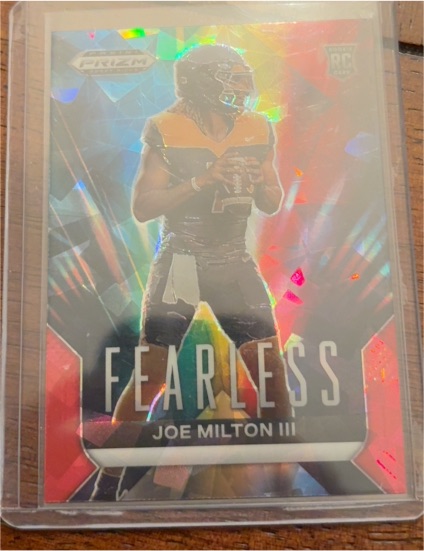 2024 Panini Prizm Draft Picks Fearless #F-JM Joe Milton III — front