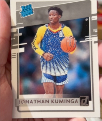 2021 Panini Chronicles Donruss Draft Picks #30 Jonathan Kuminga Rated Rookie — front