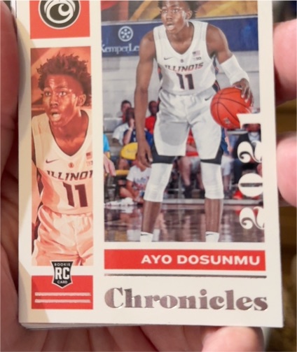 2021 Panini Chronicles Draft Picks #19 Ayo Dosunmu — front
