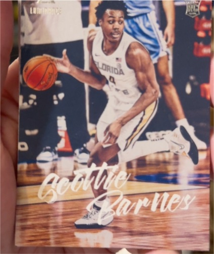 2021-22 Panini Chronicles Draft Picks Luminance #82 Scottie Barnes — front
