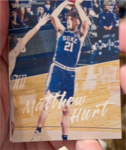 2021 Panini Chronicles Draft Picks Luminance #99 Matthew Hurt — front