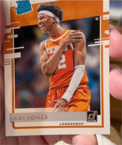 2021-22 Panini Chronicles Draft Picks Donruss Rated Rookie #37 Kai Jones — front