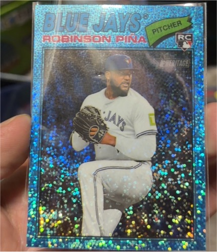2026 Topps Heritage Chrome #315 Robinson Pina — front