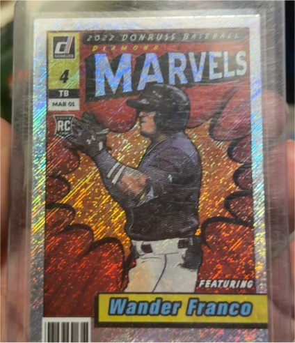2022 Donruss Diamond Marvels #M-8 Wander Franco — front