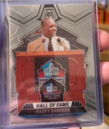 2024 Panini Mosaic Hall of Fame #291 Barry Sanders — front