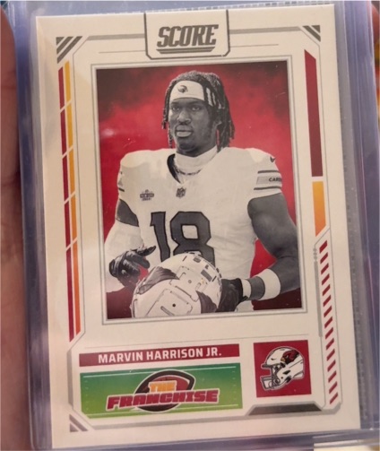 2025 Score Football The Franchise #1 Marvin Harrison Jr. — front