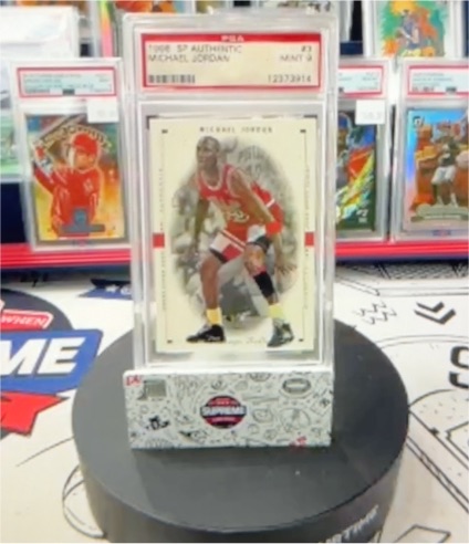 1998-99 SP Authentic #3 Michael Jordan — front