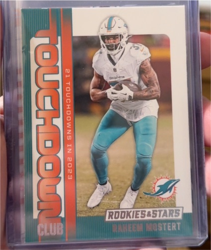 2024 Panini Rookies & Stars Touchdown Club #TC-RMT Raheem Mostert — front