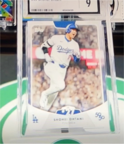 2024 Topps 50/50 Shohei Ohtani Los Angeles Dodgers — front