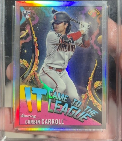 2023 Bowman Chrome It Came To The League #CFL-1 Corbin Carroll — front