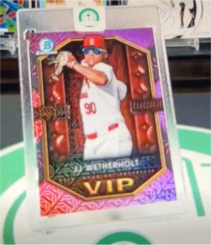 2025 Bowman Chrome #VIP-18 JJ Wetherholt — front