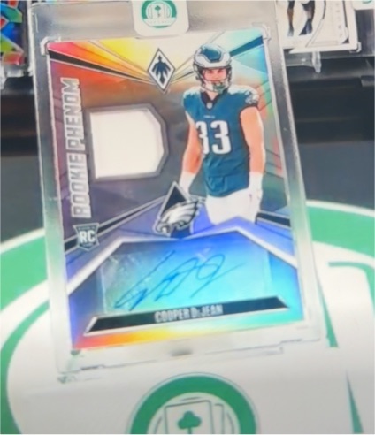 2024 Panini Phoenix Rookie Phenoms Jersey Autographs #RPJA-CDN Cooper DeJean — front