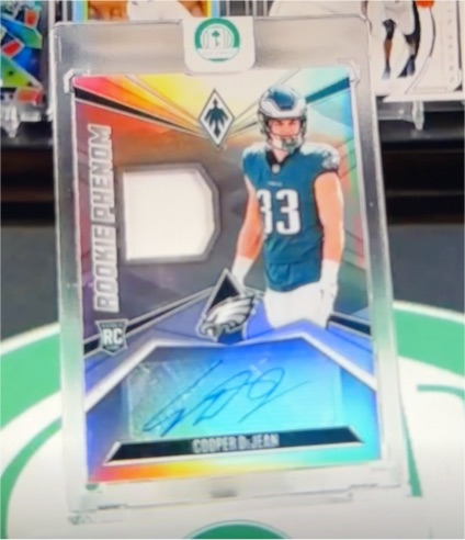 2024 Panini Phoenix Rookie Phenoms Jersey Autographs #RPJA-CDN Cooper DeJean — front