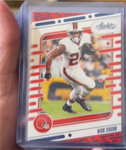 2024 Panini Absolute #23 Nick Chubb — front