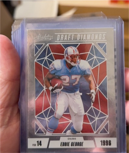 2024 Panini Absolute Draft Diamonds #DD-EGE Eddie George — front