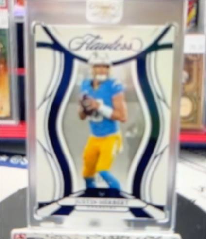 2022 Panini Flawless Sapphire Justin Herbert — front