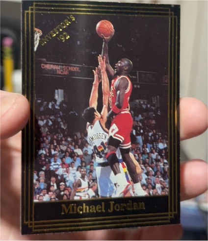 1992 Investor's Journal Gold #73 Michael Jordan — front