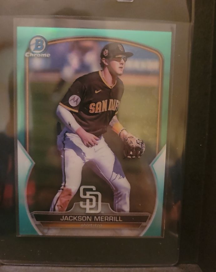 2023 Bowman Chrome #BCP-244 Jackson Merrill — front