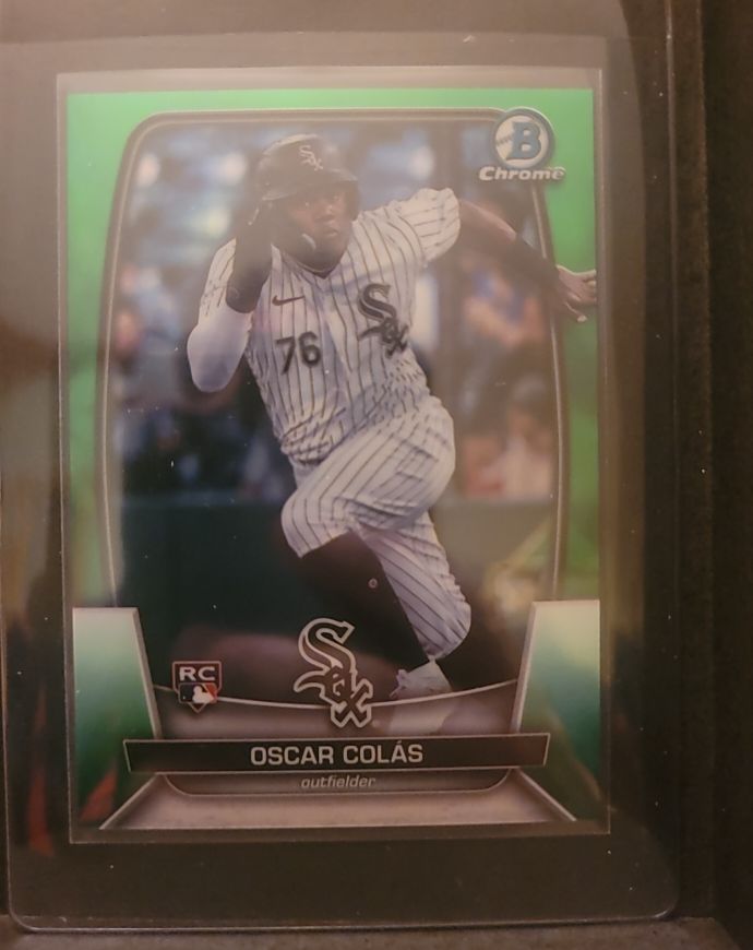 2023 Bowman Chrome #20 Oscar Colás — front